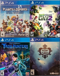 PS4 Family Games (prices listed in description)