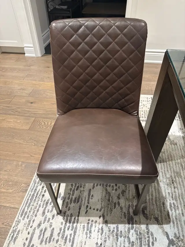 Faux Leather Dinning Chairs  in Dining Tables & Sets in Markham / York Region - Image 4