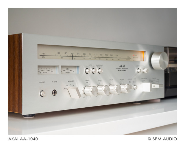 AKAI-AA-1040 Stereo Receiver- MINT. in General Electronics in Ottawa