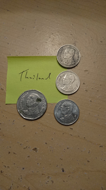 OBO  Thailand 5 AND 1 Baht - Rama IX COINS in Arts & Collectibles in Thunder Bay - Image 2