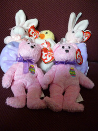 Ty Basket Beanies with tags x 5 - Easter basket treats!
