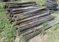 Fence posts and fence material for sale