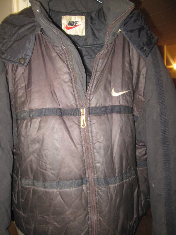 Nike Leather Coat And Winter Jacket   Brand New Black in Arts & Collectibles in City of Toronto - Image 4