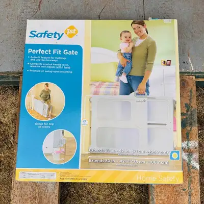 Safety First Perfect Fit Safety Gate - New In Box, View more