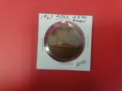 1967 AJAX 25th Anniversary Token, View more