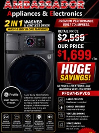 NEW 28” GE Profile ALL IN ONE Washer/  Ventless Dryer London Ontario Preview