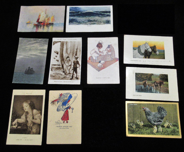 Ten Vintage General Postcards from early 1900's in Arts & Collectibles in Edmonton