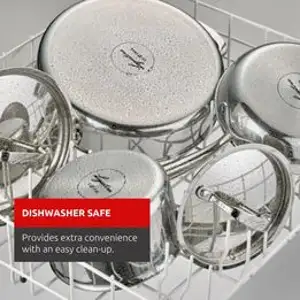 Brand new in box Lagostina 3-Ply Commercial Clad Stainless Steel Cookware Set, Dishwasher, Oven Safe...