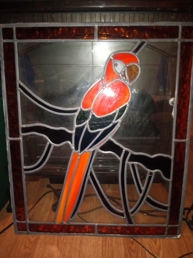 Vintage Lead Stained Glass in Arts & Collectibles in St. Catharines
