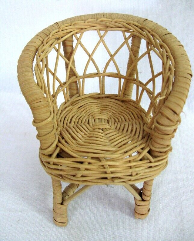 ENSEMBLE en OSIER VINTAGE KEN& BARBIE WICKER SET c.1970s dans Art et objets de collection  à Ouest de l’Île - Image 3