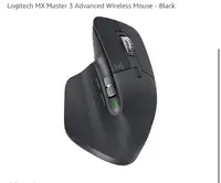 Logitech MX Master 3 Advanced Wireless Mouse - Black