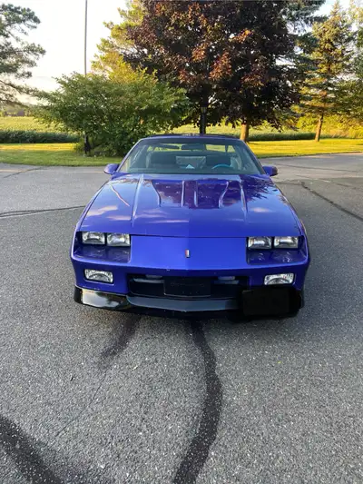 1987 Camaro IROC-Z with 350 V8 engine swap from Corvette. 5 speed with T-Tops. Fun car, selling bc I...
