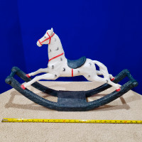 Vintage Decorative Metal Rocking Horse Sculpture – Only $99