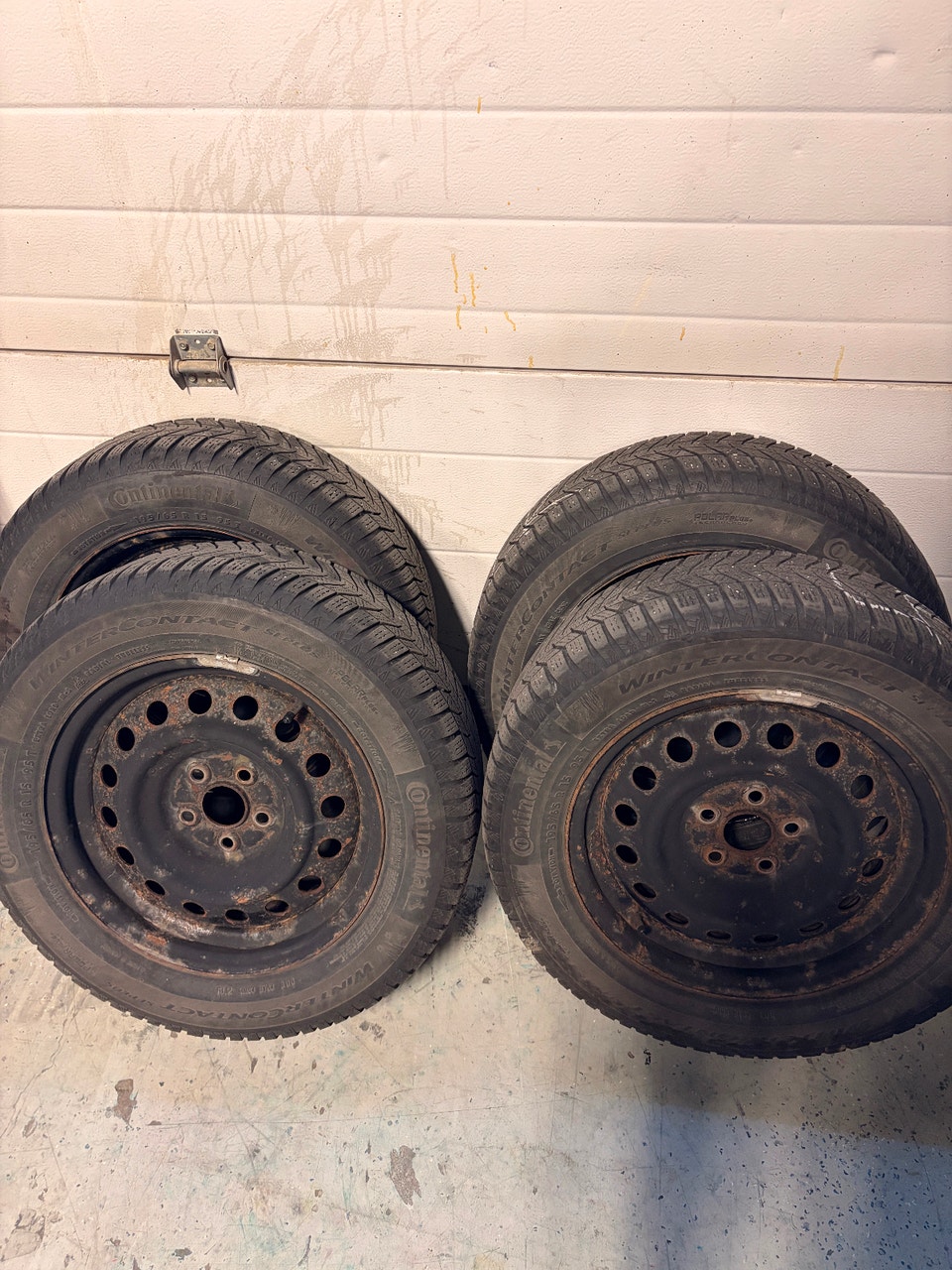 Continental WinterContact SI Tires with Steel Rims | Tires & Rims ...