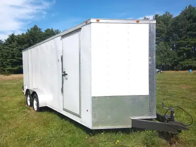 2022 Enclosed Cargo Trailer 7x18 in great condition. Please serious inquiries only. Lights, tires, a...