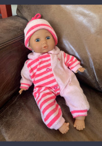 You and me 12” baby girl soft doll 