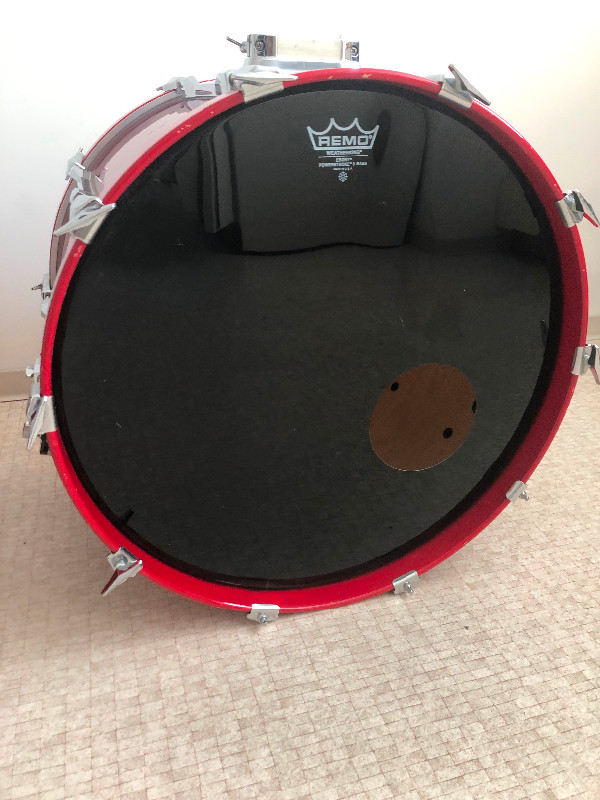 Pearl BLX Single Drums in Sequoia Red - 22” Bass Drum & 18” Tom | Drums &  Percussion | Ottawa | Kijiji