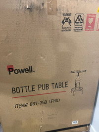 Bottle pub table
