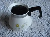 Vintage CorningWare 6 Cup Teapot--Floral Bouquet