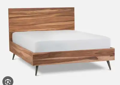 Structube Jenson king bed frame in great condition. Original price is $1000. Click the link below to...