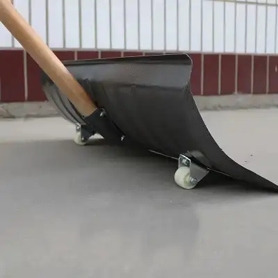 22"  steel Snow shovel w/ wheels Great for winter snow removal, View more