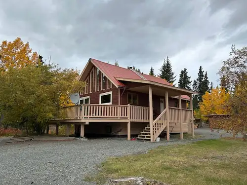 House,cabin, garage, small greenhouse all on a 3.46 acre wooded property situated on the edge of Klu...