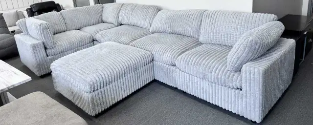 Cloud Style Sectional Sofa | Brand New | Free Delivery  in Couches & Futons in Peterborough - Image 4