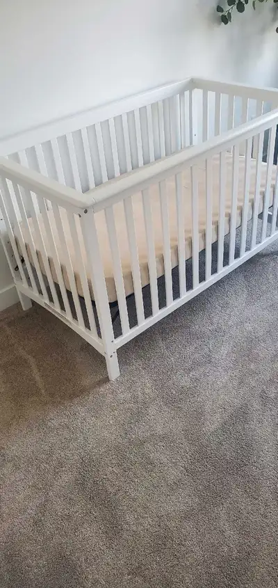 Brand new baby bed with new mattress , View more