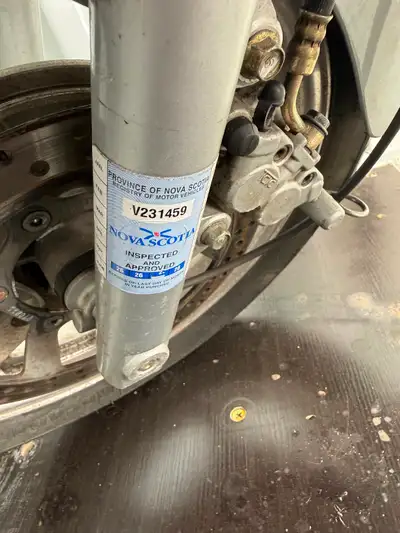 One owner ,touring motorcycle in great condition ,floor boards ,faring 250