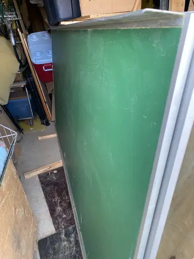 I am offering TWO , 4 feet by 8 feet, green chalk boards in very good condition. These were used in...