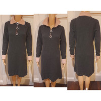 Fathi Due Made In France 100% Cashmere Polo Sweater Dress