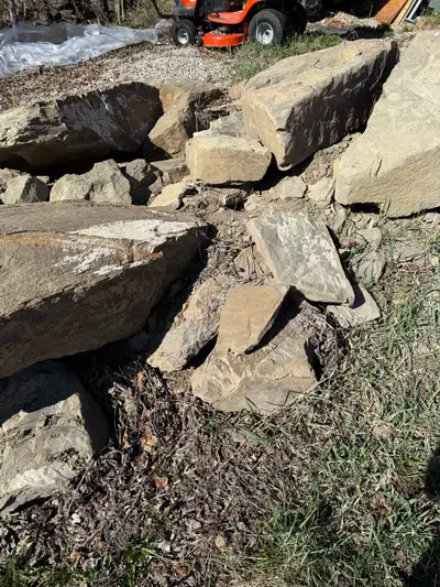 We have a significant amount of landscaping rock! Most of this rock will need equipment to move. We...