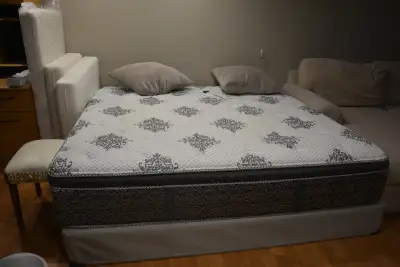 king mattresses+box, good quality.original price $3000+, View more