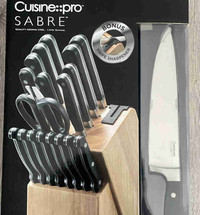 BRAND NEW Cuisine Pro Sabre Knife Block Set