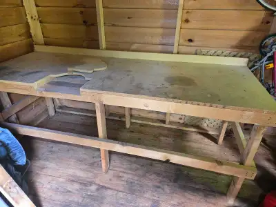 Wooden Workbench, View more