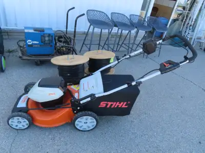 Sthil Battery Powered Lawnmower / 2 Batteries & Charger, View more