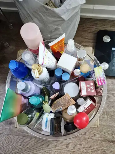 Rotatable Makeup and skincare organizer, View more