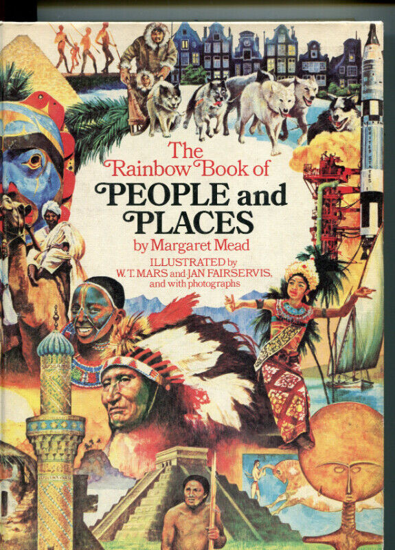 RAINBOW BOOK OF PEOPLE & PLACES * MARGARET MEAD * HARDCOVER in Non-fiction in North Bay