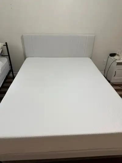 White Upholstery Bed Frame, View more