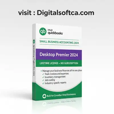 QuickBooks Premier 2024 One Time Purchase Lifetime Canada, View more
