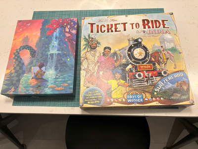 Extensions du jeu Canvas et du jeu Ticket to ride Inde et Suisse, View more