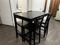 IKEA High Stool Chair and Table Set