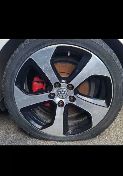 4 x 18" VW Austin gti/gli 5x112 ** pas de pneus juste 4 x mags / no tires just 4 mags ** photo #1 &...
