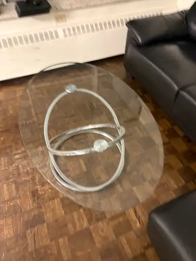 glass coffee table , View more