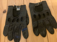 Men’s large leather driving gloves $10