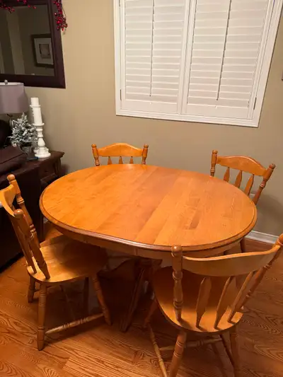 Solid Wood Dining Set, Made in Canada, View more