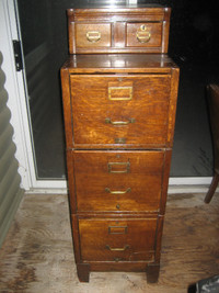 Antique 1/4 Cut Oak Stacking Bookcase