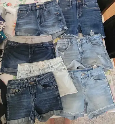 Girls denim shorts size 12, View more