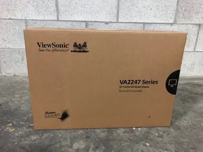 New ViewSonic VA2247-MH 22" LED Monitor with Speakers HDMI & VGA, View more