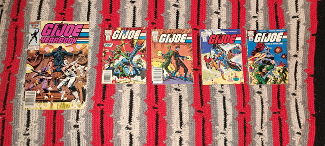GI-JOE,digests 1.3.4.7 ...and anual comic. in Comics & Graphic Novels in Saskatoon